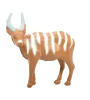 Bongo African Antelope Realistic Small Toy Model Plastic Replica, Gift 2" F088
