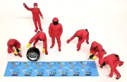 American Diorama 1/18 Ferrari F1 Pit Crew 7x Polyresin figure model display
