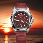 VICTORINOX 瑞士維氏 I.N.O.X. CHRONO 200米防水 計時腕錶 男錶 手錶-43MM/VISA-241986 紅色