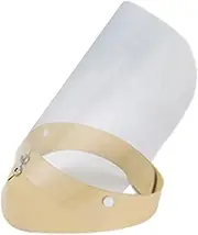 kowaku Full Face Shield Cooking Protect Eyes Nose and Mouth Kitchen Oil Splash Guard Mask for Cooking, Beige