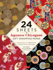 Chiyogami Patterns Gift Wrapping Paper, 24 Sheets