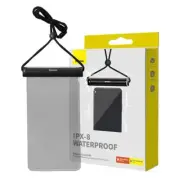 Baseus AquaGlide Waterproof Phone Pouch With Round Lock Black Universal