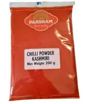 200g Kashmiri Chilli Powder - Low Heat Chilli Powder Vegan Gives Red Colour