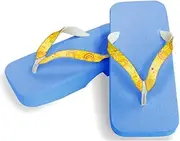 Hajime(一歩) [One Step] [Hajime] Geta Geta Clogs, Soft and Water Resistant, Made of Sponge, 10.6 inches (27 cm), SB/Fireworks x Yellow, Fireworks x Yellow (Hanabi x Yellow/27), Hannabi × Yellow, 27.0 cm