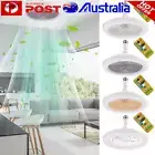 Small Ceiling Fan With Light, 30W Ceiling Fans With Lights And Remote Control E✲