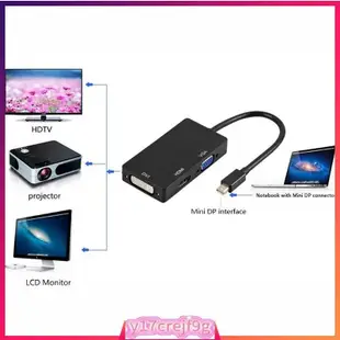 ☀~Mini Display Port Thunderbolt to HDMI VGA DVI Adapter For