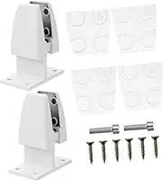 TOYZFRIENDY 2Pcs Desk Divider Clamp Screen Baffle Clip for Office Partitions Easy Installation Suitable for Various Office Styles Reduces Workplace Disturbances Random Color