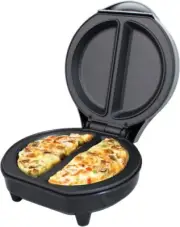 Dual Omelette Maker Electric - Easy Clean Non-Stick Cooking Plate - Makes Health