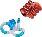 Tangle Crush 2-Pack Fire and Ice - Twist Fidgets for Boys and Girls - Tangle Jr Fidget Toys