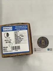 FASCO HVAC Shaded Pole Motor D1126, S58-486, 1/15 HP