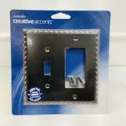 Creative Accents Wall Plate 1 Rocker, 1 Toggle - Antique Bronze 1926AZ