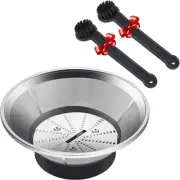 SP0010662 BR-1 Mesh Filter Basket with 2 Cleaning Brushes Compatible Black