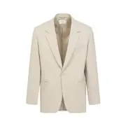[Saint Laurent] Saint Laurent-Beige Wool Jacket-Uomo 50 IT