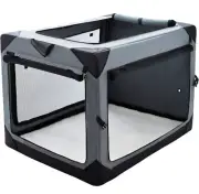 Collapsible Dog Crate for Medium Dogs Pettycare 30 inch Gray Soft New in Box