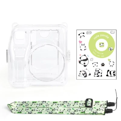 For Fujifilm Instax Mini SE Transparent Camera Case Protective Carry Bag Cover w