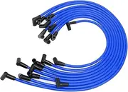 10.5mm Spark Plug Wire Set Replacement for HEI BBC SBC 350 454 383 Electronic Wires 9Pcs IW1010