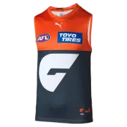 GWS Giants AFL PUMA Mens Home Guernsey | Midnight Grey by Sporting House
