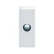 CLIPSAL SATURN 4061AL-PW - 1 Gang Pushbutton LED Architrave Switch - Pure White