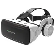 VR Headset - Adjustable 3D VR Glasses, HD Lenses Goggles, Virtual Reality Gear | Immersive Viewing Experience with Anti-Blue Light Protection, Comfortable Fit Perfect Movies, Entertainment