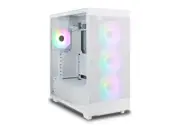 Rosewill Helium Flow White Mid Tower Computer Gaming Case, TG & Mesh Panel, ATX,