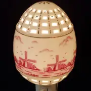 Windmill Print On Egg Shaped Night Light
