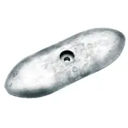 Camp Zinc 9-1/4" x 3-3/8" Hull Plate Anode for Salt Water Use