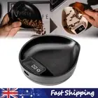 Black Electronic Scale Coffee Bean Scale Espresso Scale Mini Kitchen Scale
