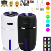 Car Home USB Air Humidifier Aroma Diffuser Essential Oil Air Purifier with LED
