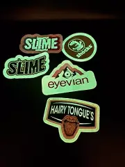 Zuru Minis Series 2 MEGA GROSS ---Stickers Glow in the Dark Stickers