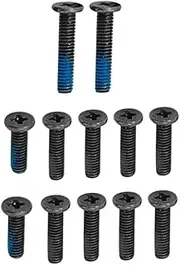 Gintai 12Pcs Lower Bottom Base Cover Case Screws Replacement for ASUS TUF Gaming A16 FA617NS FA617XS FA617XT FA617NT FA617NSR FA617NTR ASUS TUF Gaming F16 FX607JV FX607JU FX607VU FX607VJ (Black)