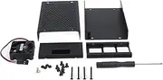 Baxnore Aluminum Alloy SBC Cooling Enclosure, Active Thermal Management System with 40 mm Fan for Single-Board Computers, 95x30x60 mm Protective Housing