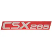 MasterCraft Boat Decal 759628 | CSX 265 Red Silver Vinyl 7 1/2 Inch