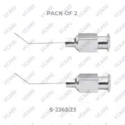 McIntyre Hydrodissector Nucleus Cannula Angled Flattened Tip 23G (pack of 2)