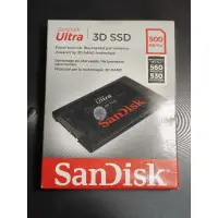 在飛比找蝦皮購物優惠-[全新]SanDisk Ultra 3D 500GB SSD