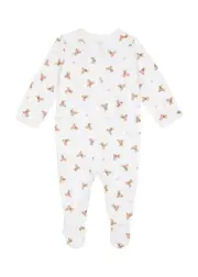 Polo Ralph Lauren Kids Logo-print Cotton Babygrow - White - 3 Months (3 Months) 3 MONTHS (3 months)