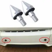 Silver Rear Bumper Protector Spikes Guard Protector FOR 2007~15 Smart Fortwo (for: Smart)