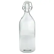Lemon & Lime Glass Water Bottle 1L 28cm X 9cm