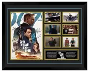 James Bond No Time to Die Daniel Craig signed Framed Memorabilia