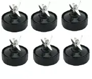 6 Pack 6 Female Fins Blender Blade Extractor 431KKU480 For Nutri Ninja