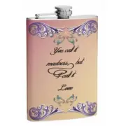 8oz "I Call it Love" Hip Flask for Weddings or Anniversaries