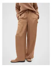 [Seed Heritage] Textured Satin Pant in Amaretto