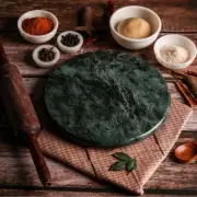 Marble Chakla Rolling Board- Traditional Roti & Chapati Maker Kitchen Tool, 11in