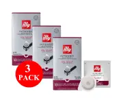 3 x illy Intenso Espresso Pods 18pcs 131g