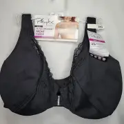 Playtex Bra 38G Dreamwire Front Close Black 4423 New with Tags