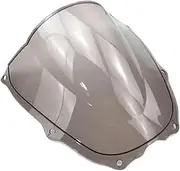 jiningxunjun Windscreen Windshield Wind Screen Compatible with RVT1000R VTR1000 SP1 SP2 RC51 2000-2006 2001 2002 2003 2004 2005 RVT VTR 1000 1000SP(Smoke)