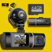 Dual Dash Cam Night Vision 4K+1080 2160P WIFI Car Recorder Camera Uber 170 Wide