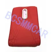PU Leather Car Armrest Mat Center Console Box Cover Pad Tissues Storage Bag Red (for: Mitsubishi)