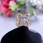Magnificent 0.20 TCW Round Brilliant Cut Real Diamonds Nose Stud 18K Yellow Gold