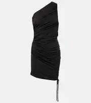 [Jade Swim] Jade Swim Gianna one-shoulder minidress AU 12 black