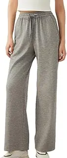 [Generic] Women Pants Women's Clothing Loose Straight Woolen Pants Trousers for Lady